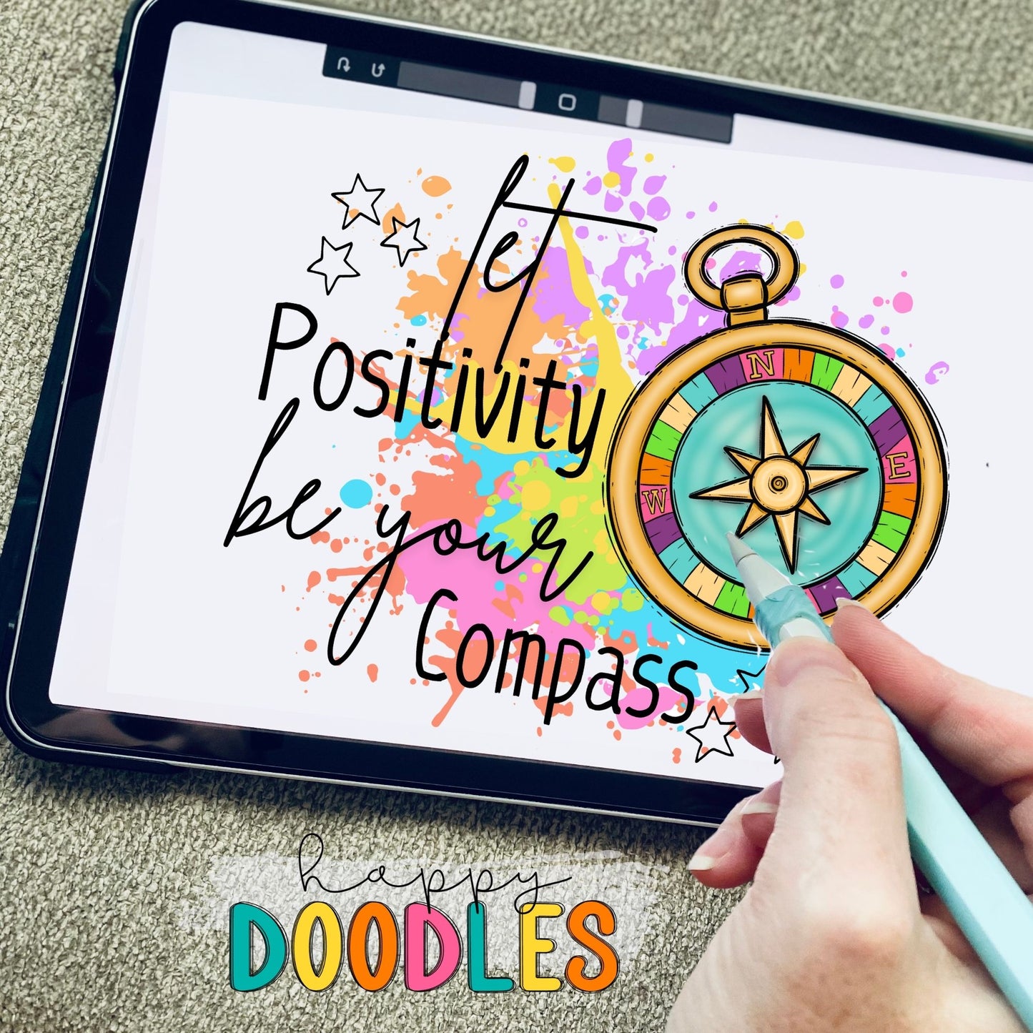 Design Challenge - Compass - Happy Doodles Designs