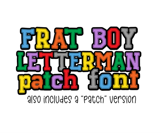 Semi- Exclusive Frat Boy Alpha Set - 2 Left! - Happy Doodles Designs