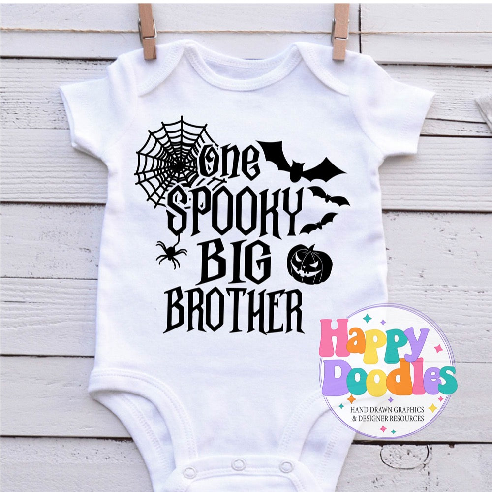 One Spooky Big Brother SVG | Halloween Group Cut File