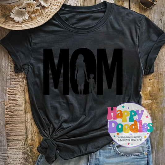 Mom DIY Printable T-Shirt Design - Happy Doodles Designs