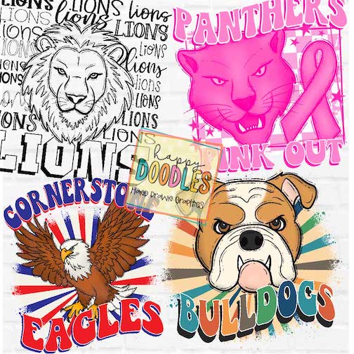 Mascot Buy It All Drive - Hand Drawn Commercial Use Clipart Graphics - Happy Doodles Designs