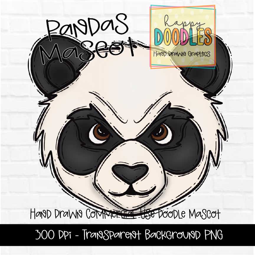 Panda Mascot Graphics 2023