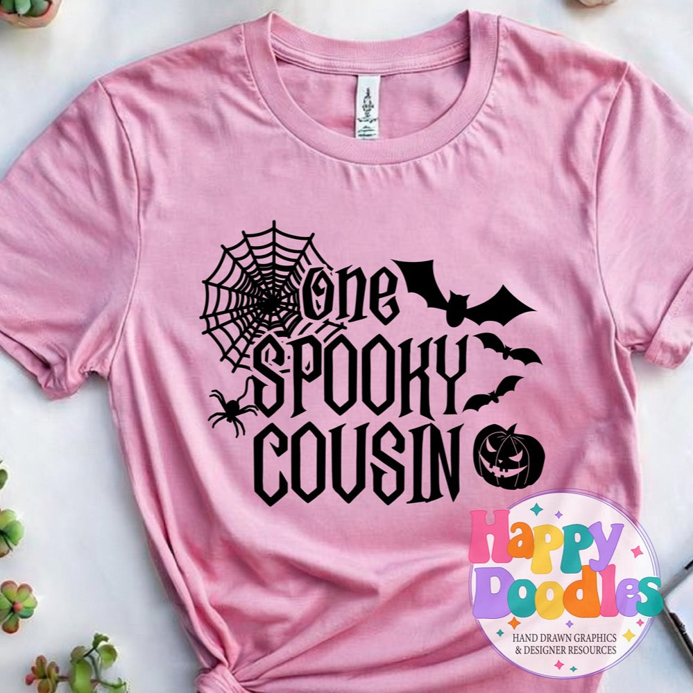 One Spooky Cousin SVG | Halloween Group Cut File