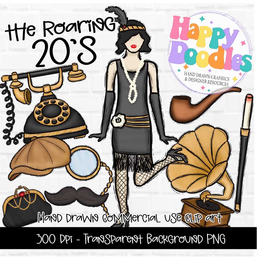 Through the Decades - Clipart Graphic Bundles 2025