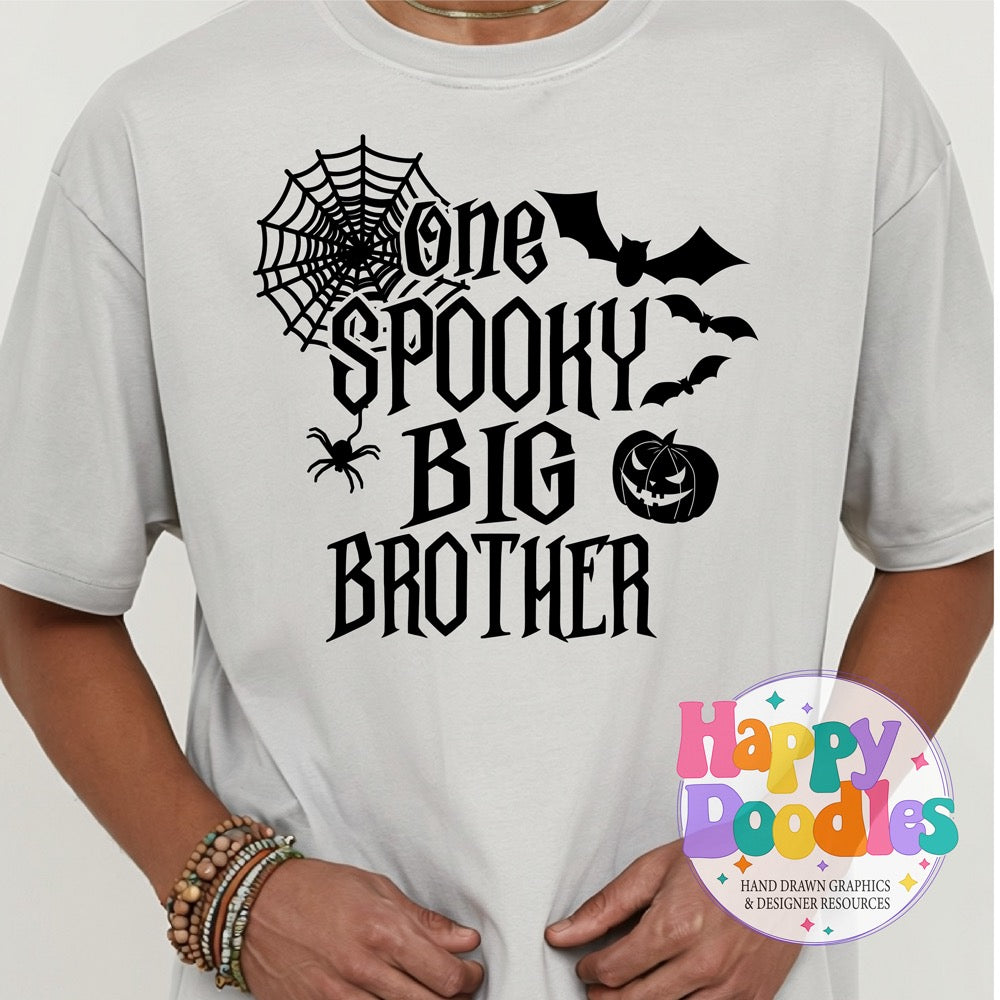 One Spooky Big Brother SVG | Halloween Group Cut File