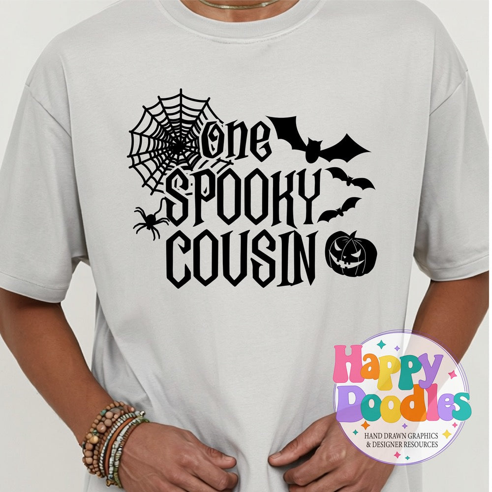 One Spooky Cousin SVG | Halloween Group Cut File