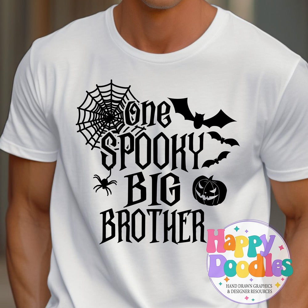 One Spooky Big Brother SVG | Halloween Group Cut File