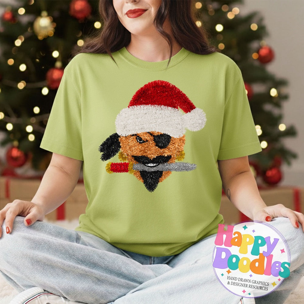 Tinsel Raiders Faux Tinsel Mascot Printable PNG Clipart