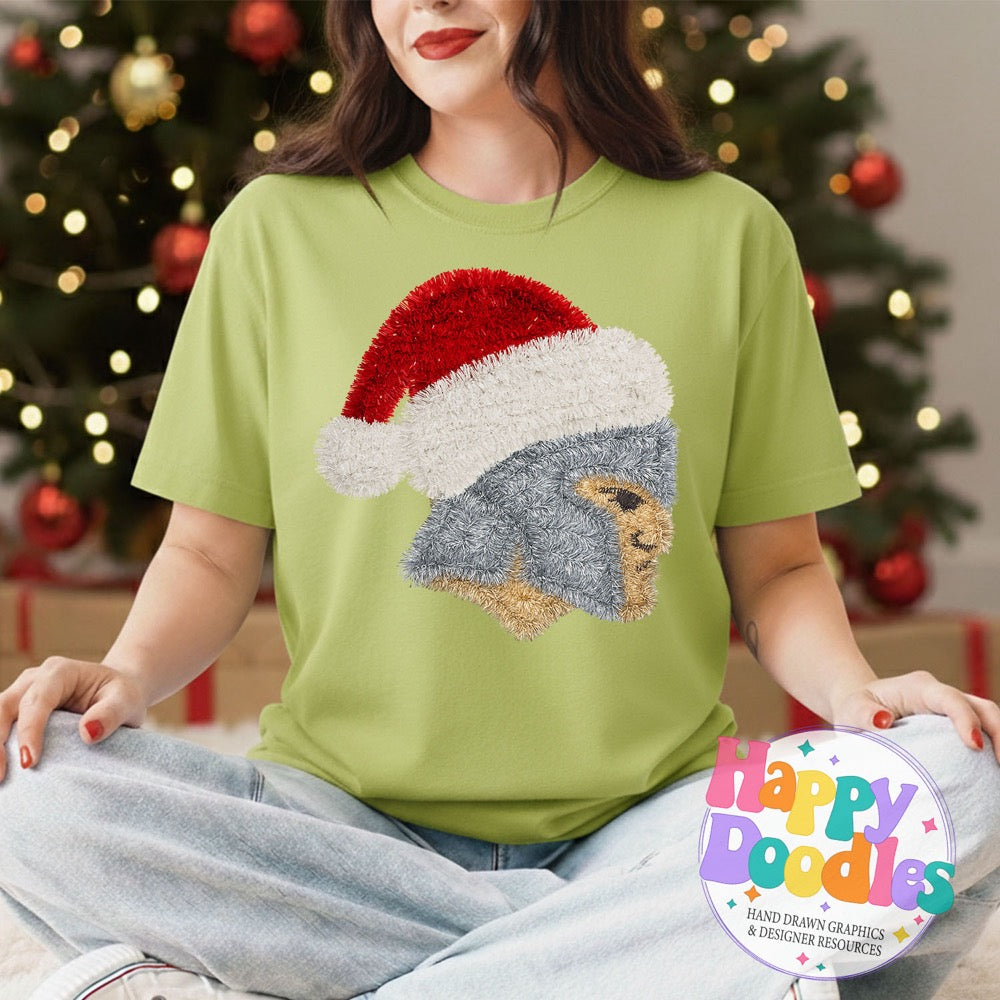 Trojan Faux Tinsel Mascot Printable PNG Clipart