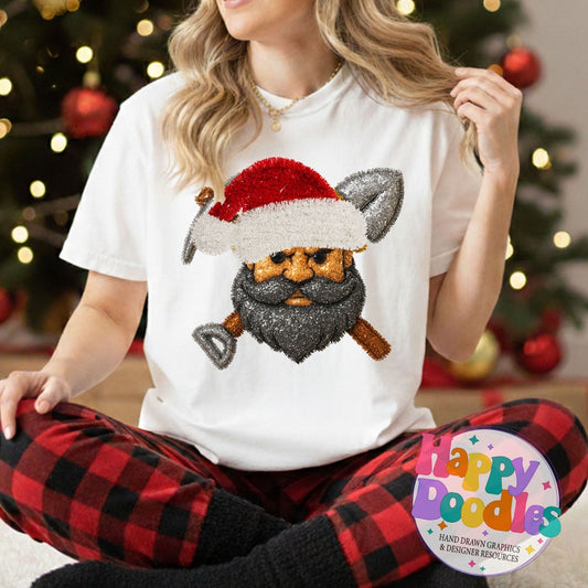 Tinsel Miners Faux Tinsel Mascot Printable PNG Clipart