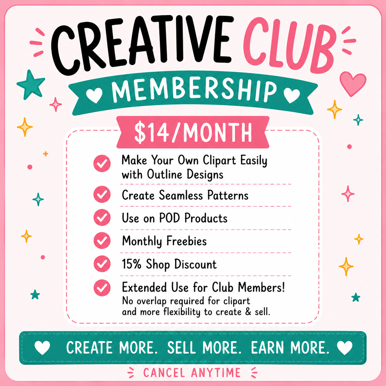 Creative Club - Happy Doodles Designs