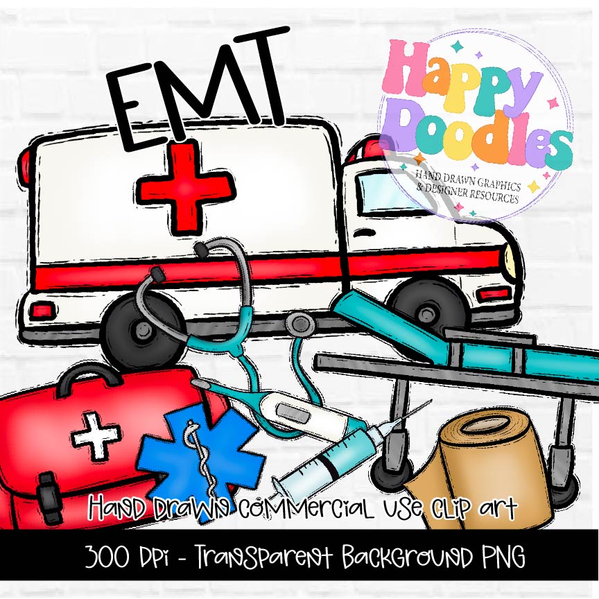 EMT Clipart Graphics 2024