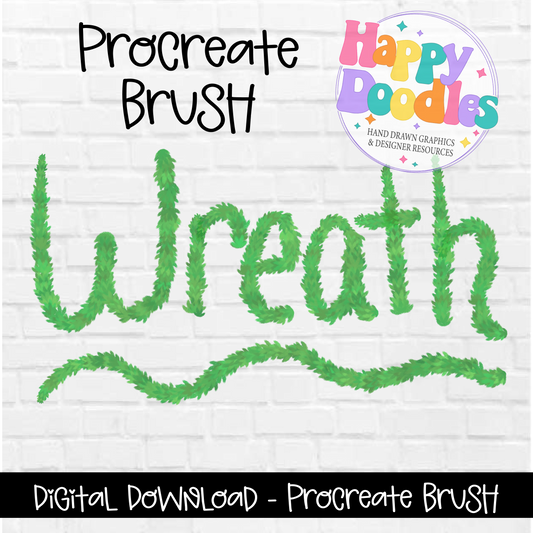 Wreath Brush - Procreate Brushes