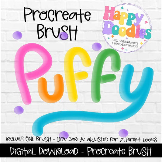 Puffy Procreate Brush - Besties Pro Membership 2023