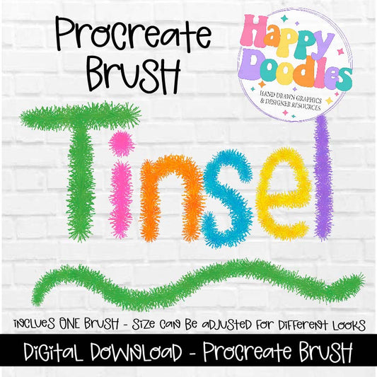 Tinsel Brush - Procreate Brushes