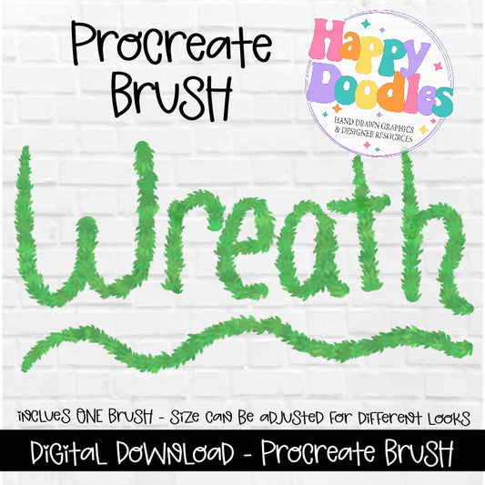 Wreath Procreate Brush - Besties Pro Membership 2023