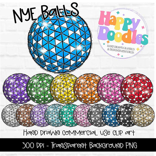 New Years Drop Balls - Besties Membership 2023