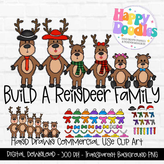 Reindeer Family New Version - Besties Membership 2023