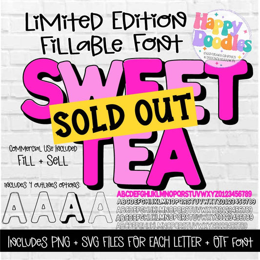 Semi-Exclusive Sweet Tea Font