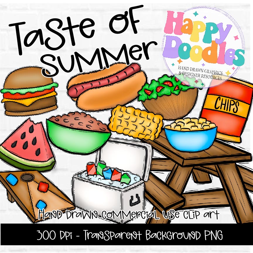 Taste of Summer - 2025 Clipart Set