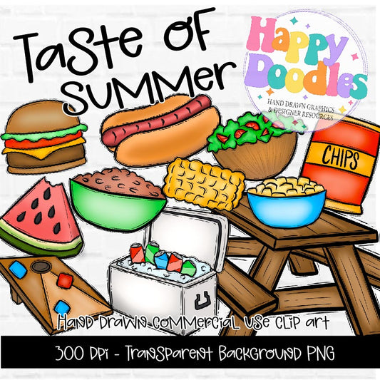 Taste of Summer - 2025 Clipart Set