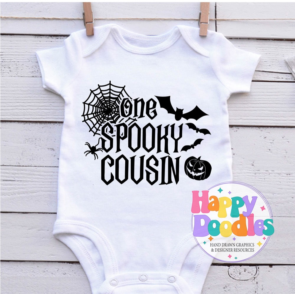 One Spooky Cousin SVG | Halloween Group Cut File
