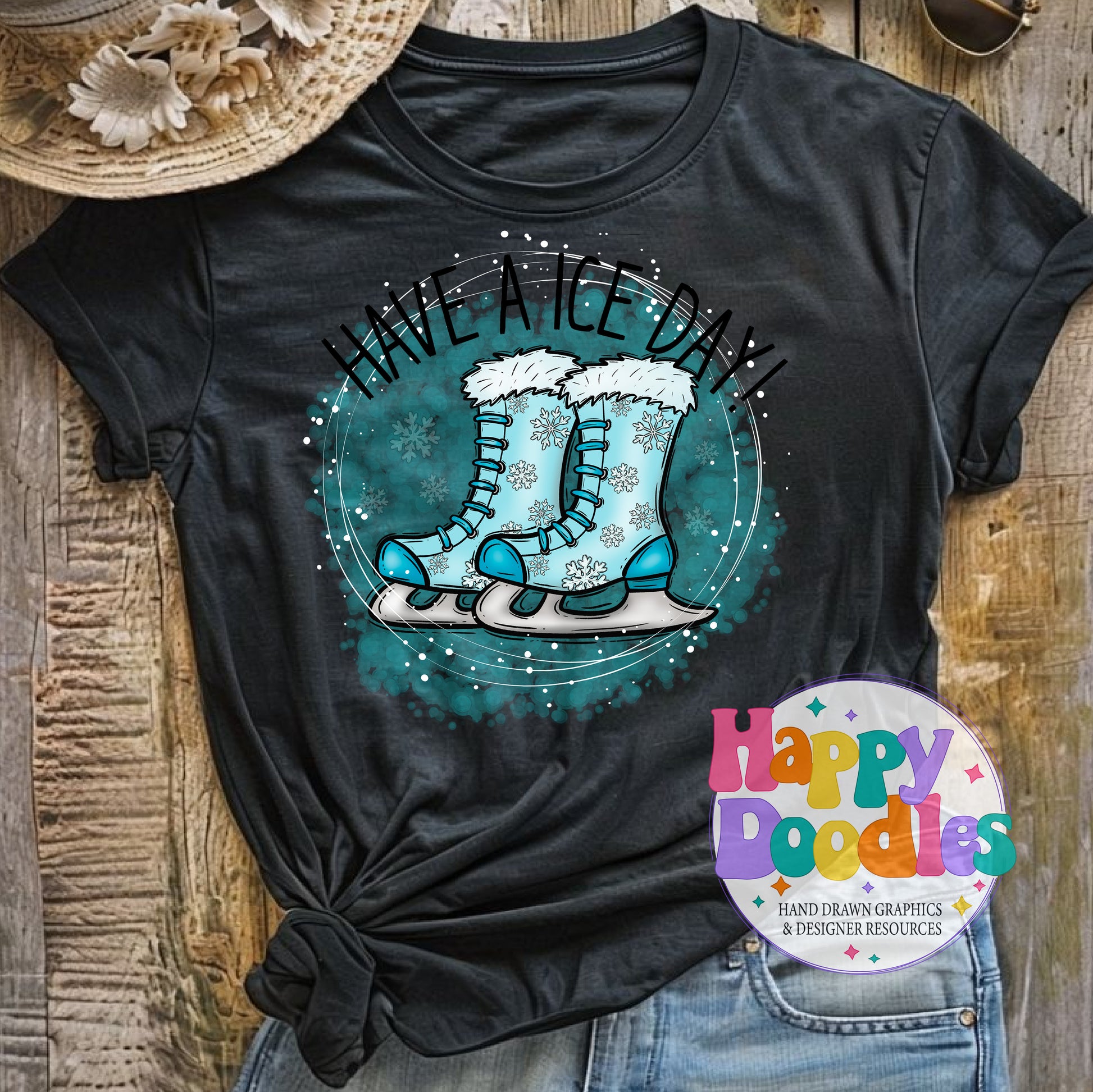 Have a Ice Day High Resolution Printable PNG - Happy Doodles Designs