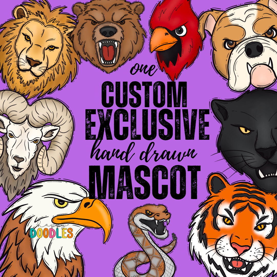 School Mascot Face - Exclusive