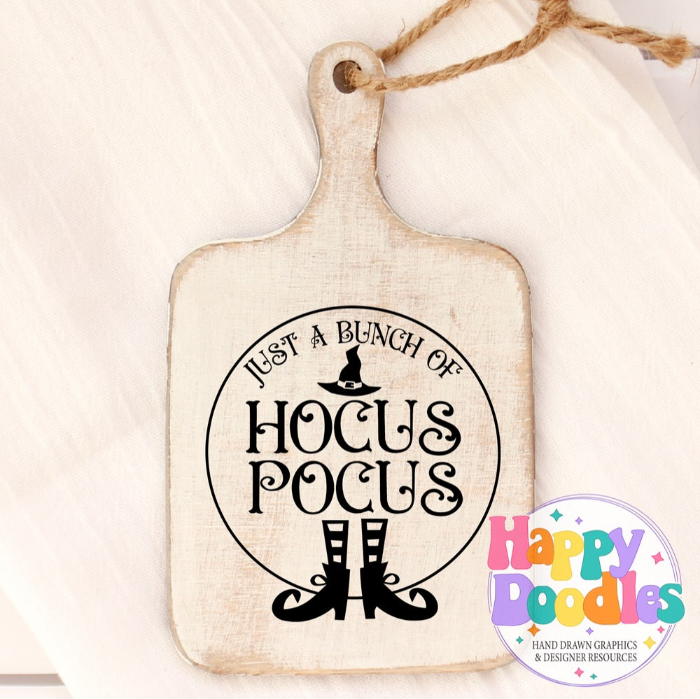 Halloween Sign Circle Hocus Pocus SVG | Halloween Sign SVG Cut File