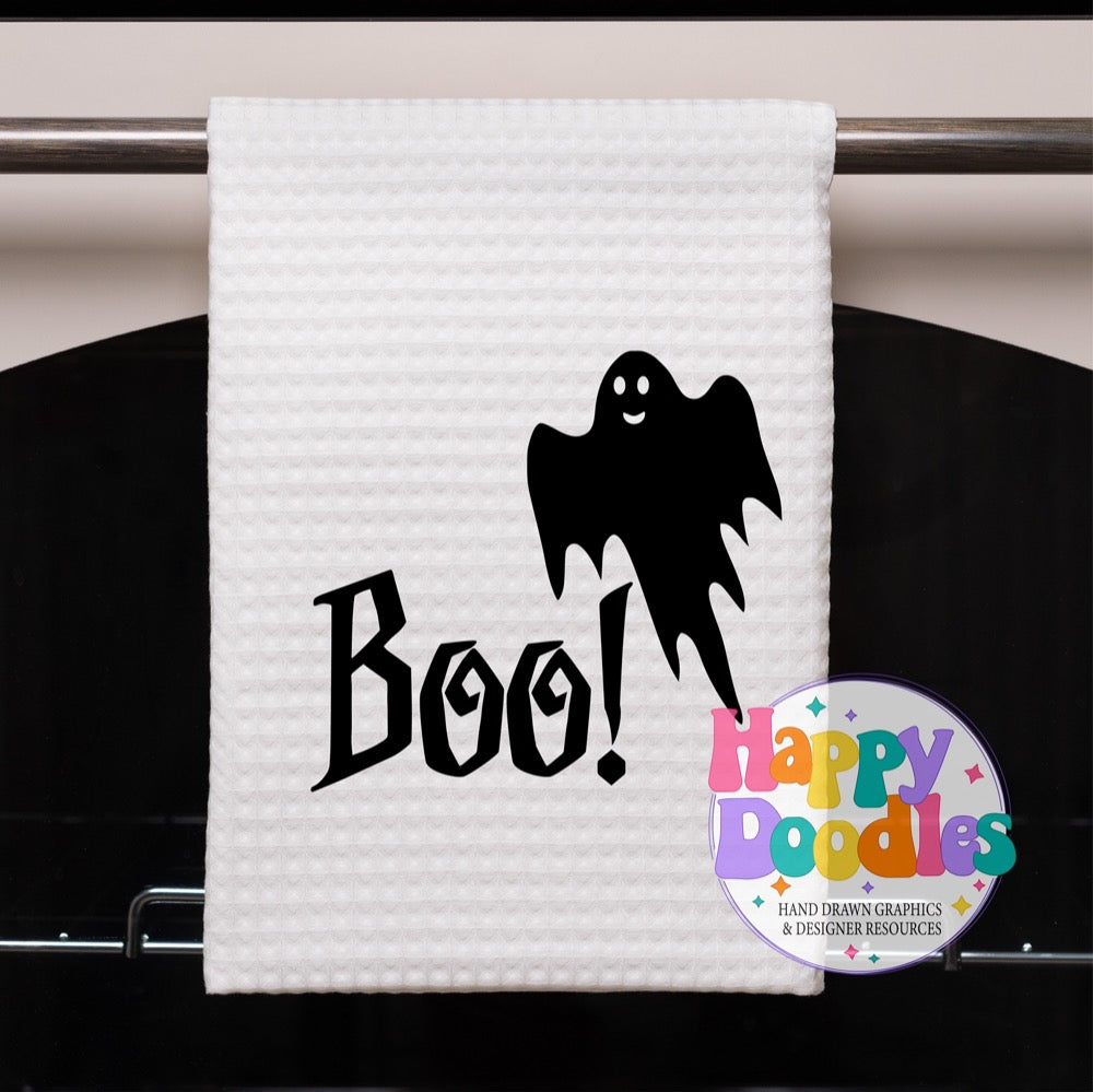 Halloween Sign Boo SVG | Halloween Sign SVG Cut File