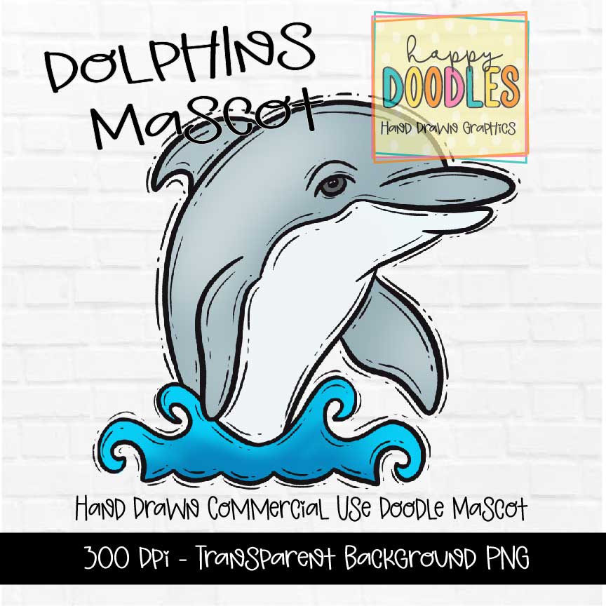 Dolphin Mascot Graphics 2023