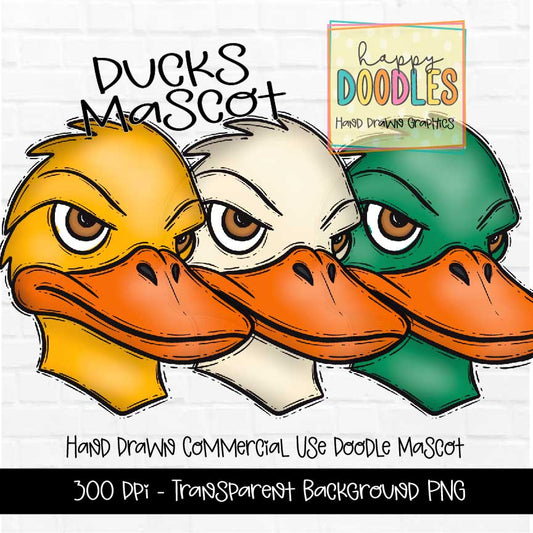 Ducks Mascot Graphics 2023