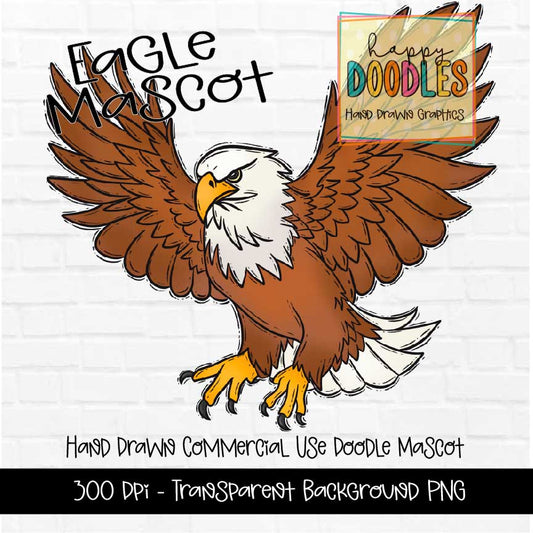 Eagle Flying Mascot Graphics 2023