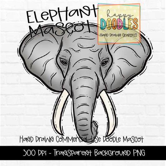 Elephant Mascot Graphics 2023