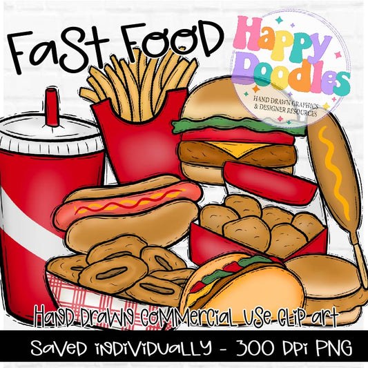 Fast Food Clipart Graphics 2024