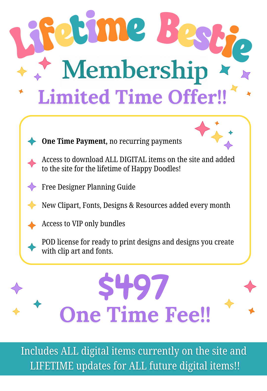 Besties Lifetime Membership