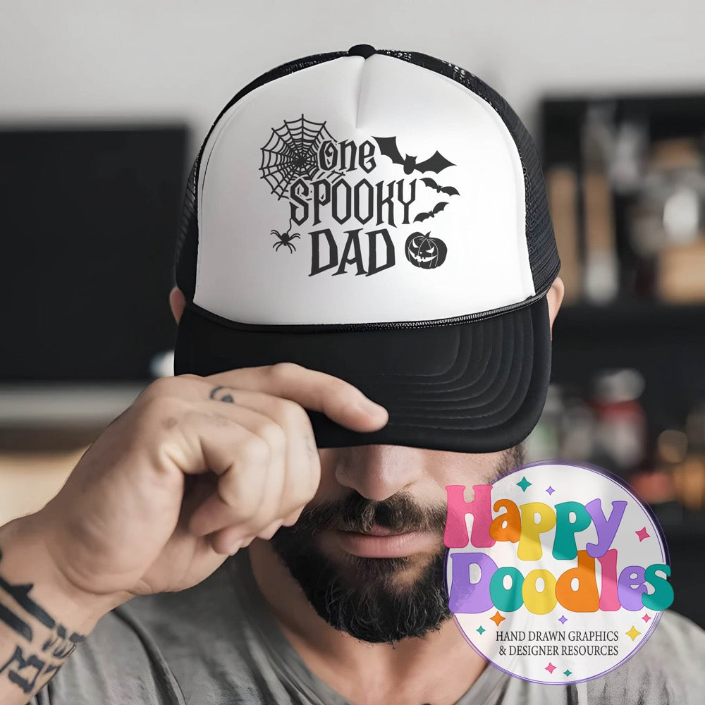 One Spooky Dad SVG | Spooky Family Matching Shirt Design