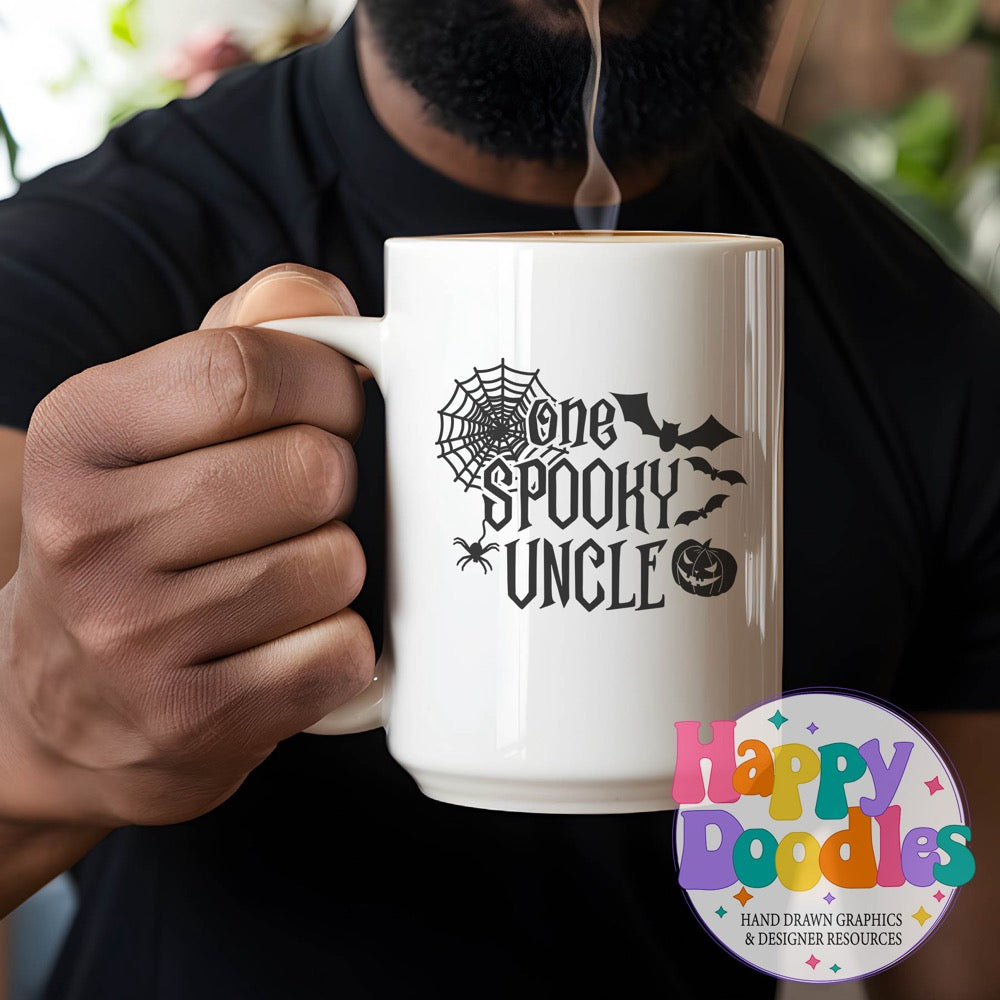 One Spooky Uncle SVG | Spooky Family Matching Shirt Design