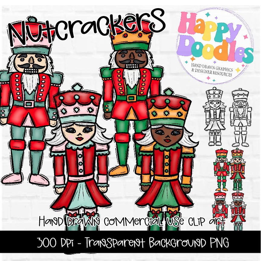 Nutcrackers Clipart Graphics 2024