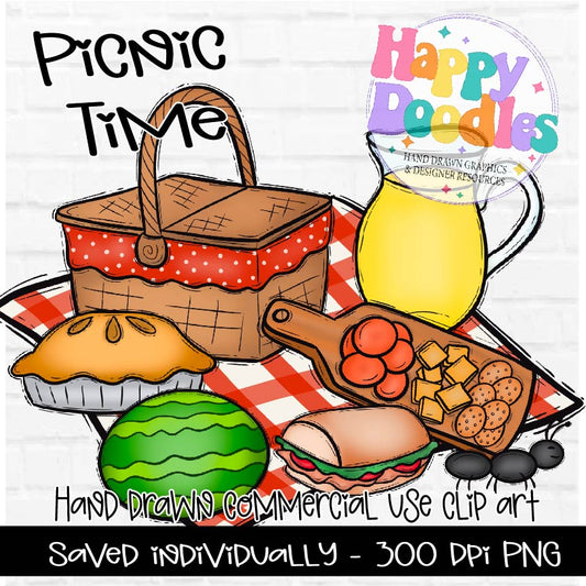Picnic Time Commercial Use Clipart Graphics 2024