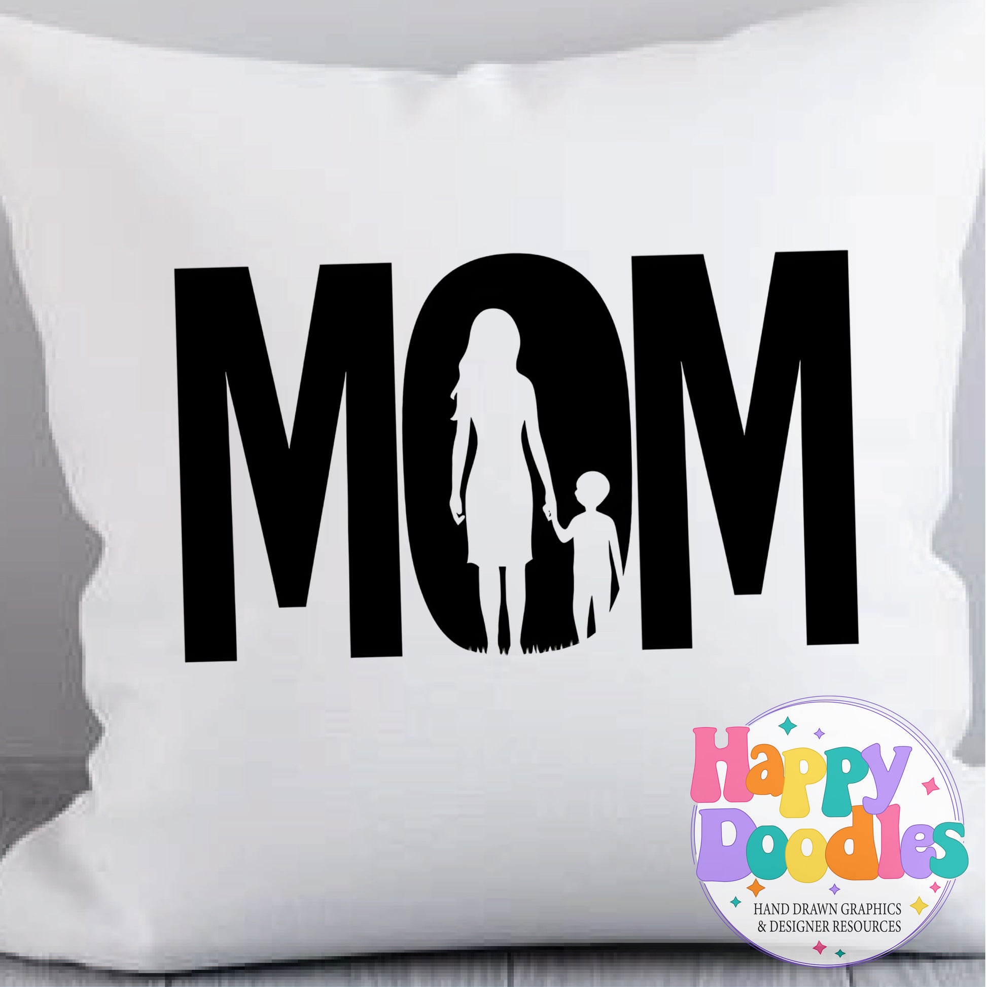Mom DIY Printable T-Shirt Design - Happy Doodles Designs