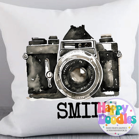 Smile Printable PNG T-Shirt Design - Happy Doodles Designs