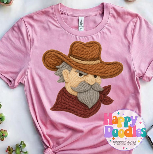 General Yarn Mascot Printable PNG Illustration - Happy Doodles Designs