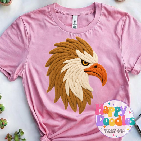 Griffin Yarn Mascot Printable Mascot PNG - Happy Doodles Designs