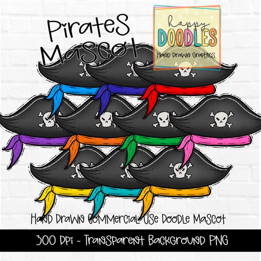 Pirate Hat Mascot Graphics 2023