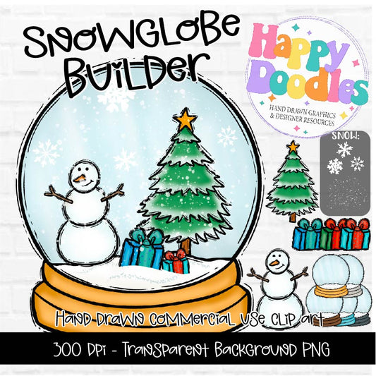 Snowglobe Builder Clipart Graphics 2025