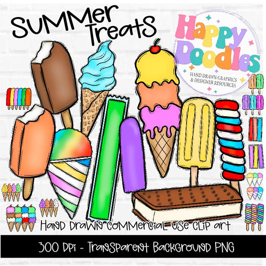 Summer Treats - 2025 Clipart Set