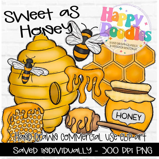 Sweet As Honey Commercial Use Clipart Graphics 2024