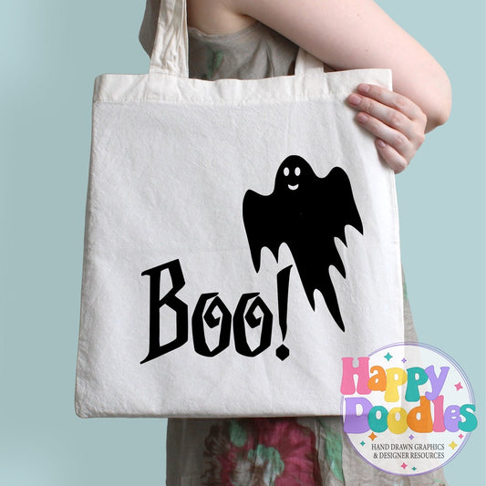 Halloween Sign Boo SVG | Halloween Sign SVG Cut File
