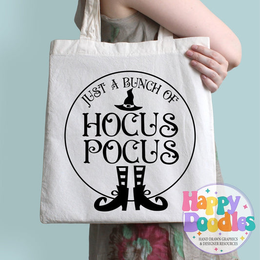 Halloween Sign Circle Hocus Pocus SVG | Halloween Sign SVG Cut File